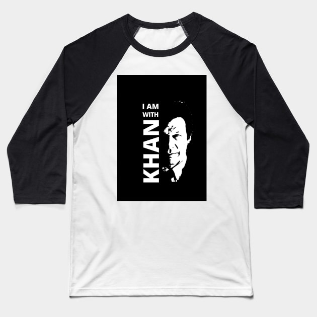 I Am Imran Khan Baseball T-Shirt by Trendi-Design